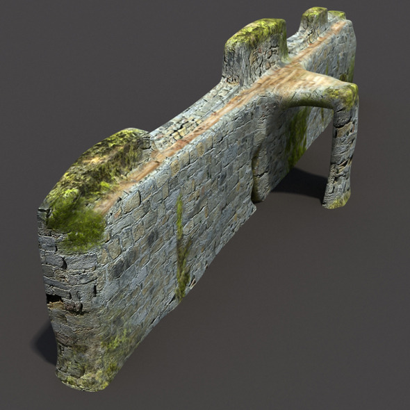 English Castle Ruin - 3Docean 11920421