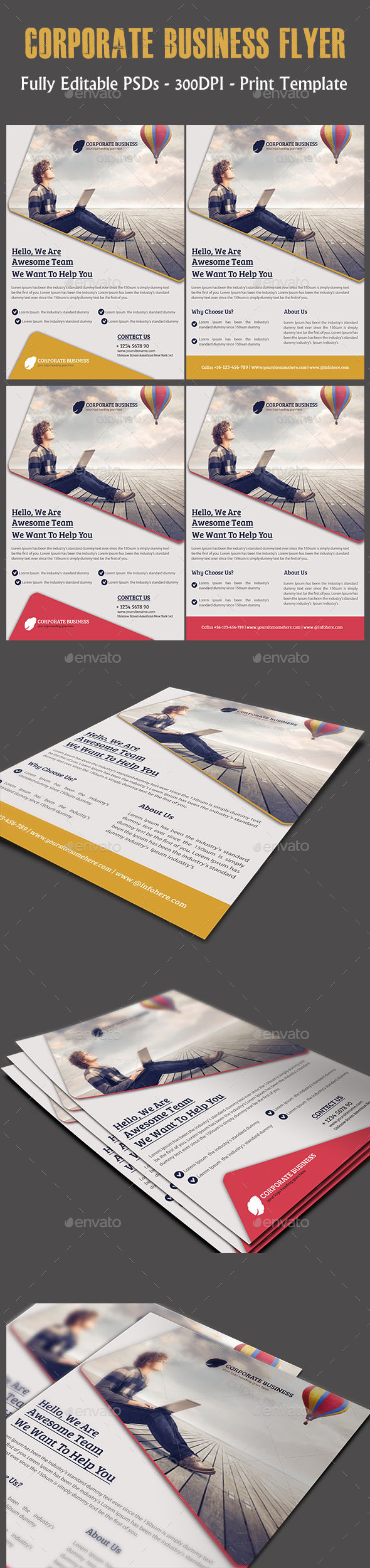 Corporate Business Flyer - Flyers Print Templates