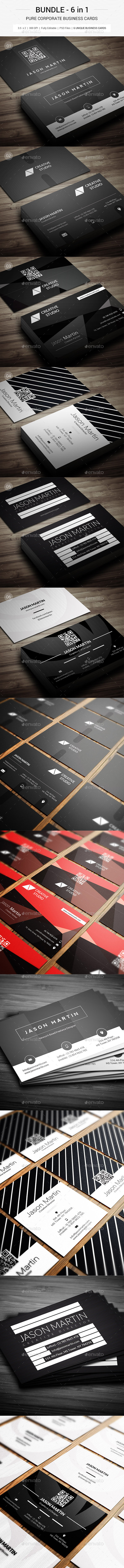Bundle - Pure Corporate Business Cards - 127 - Corporate Business Cards