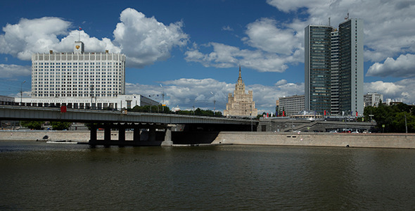 Moscow Russia City Center View