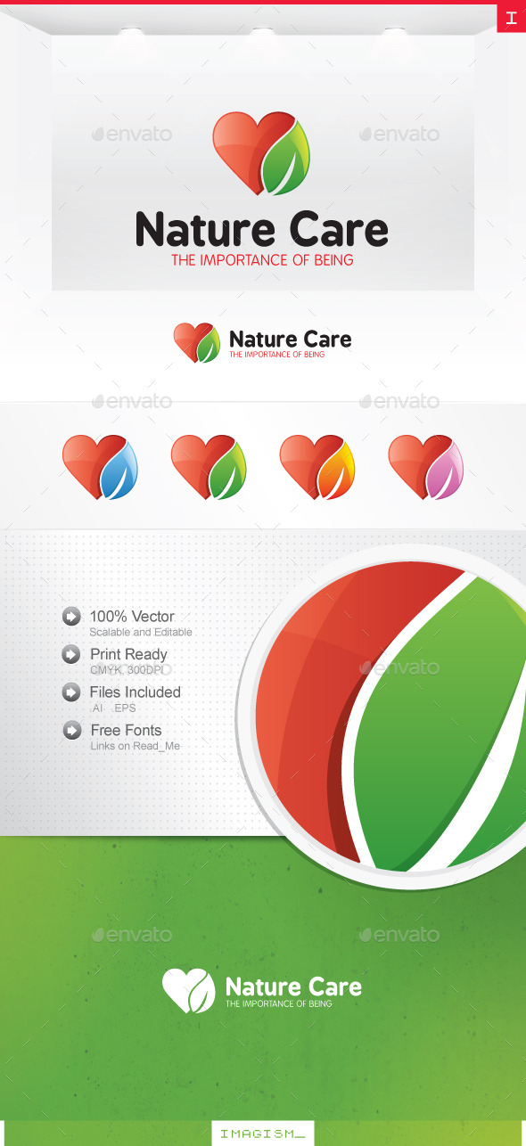 Nature Care Logo - Nature Logo Templates