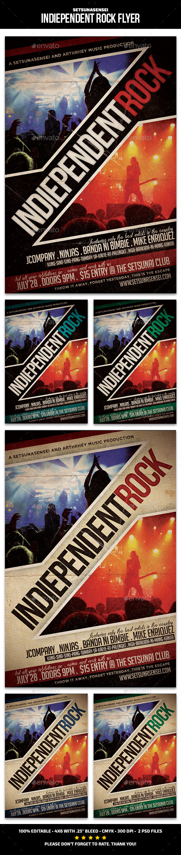Indiependent Rock Flyer - Concerts Events