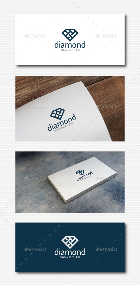 Stylish Diamond Logo - Abstract Logo Templates