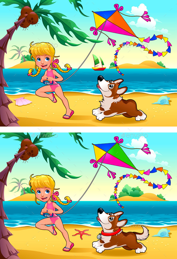 Spot the Differences - People Characters