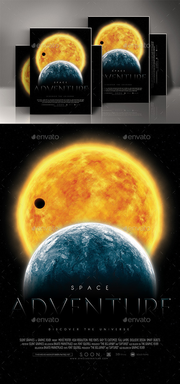 Space Adventure Movie Poster - Miscellaneous Events
