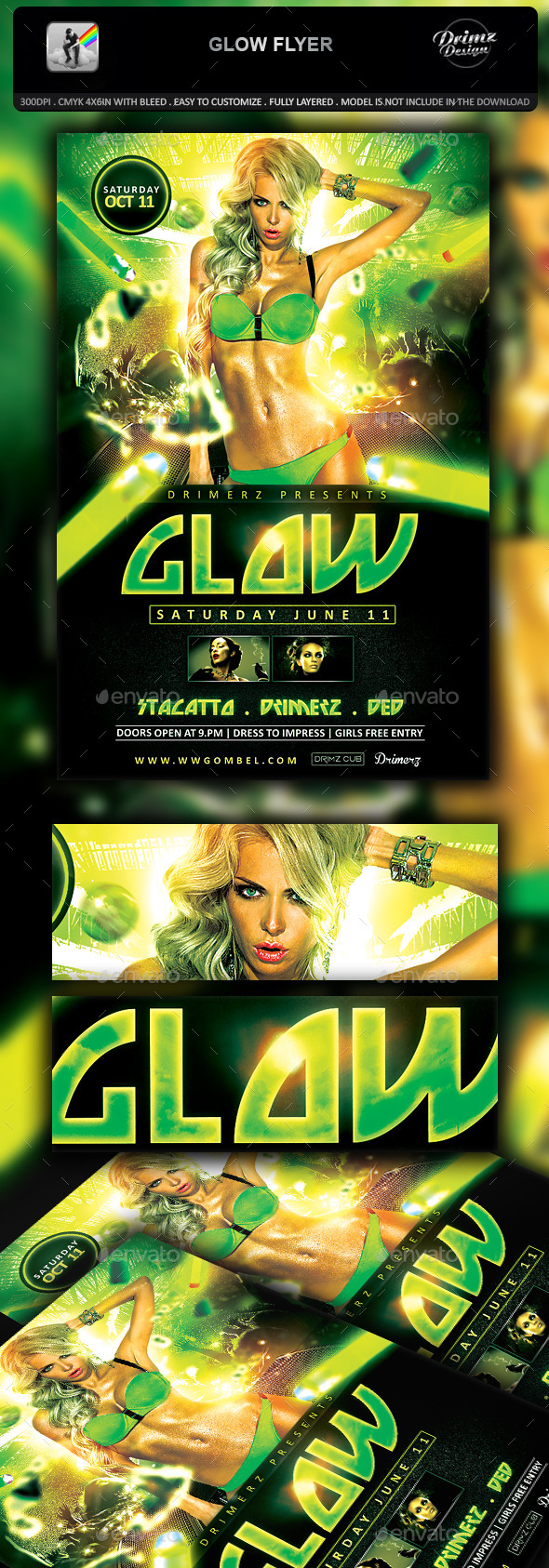 Glow Flyer - Events Flyers
