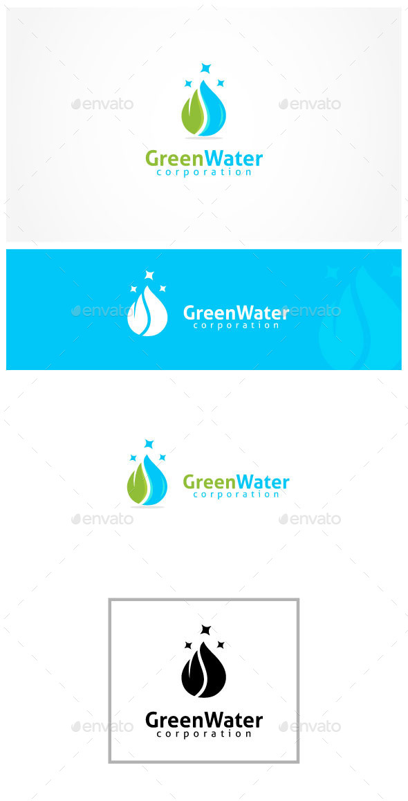 Cleen Water - Nature Logo Templates