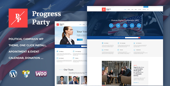 ProParty | Political WordPress theme - Political Nonprofit