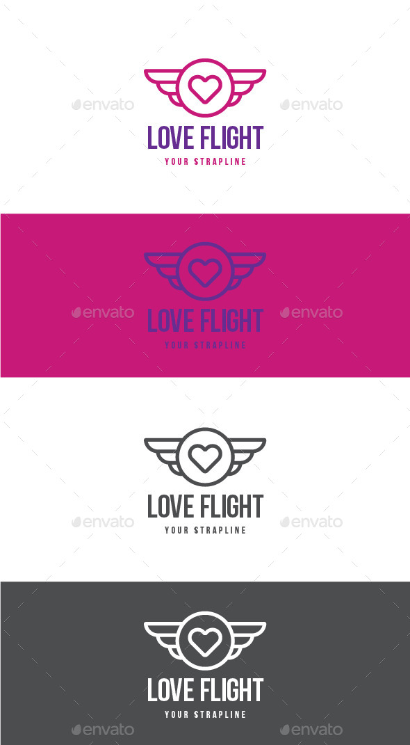 Love Flight Logo - Symbols Logo Templates