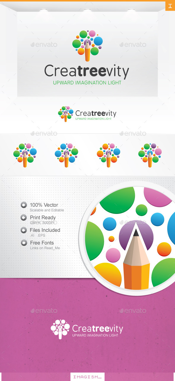 Creative Tree Logo - Symbols Logo Templates
