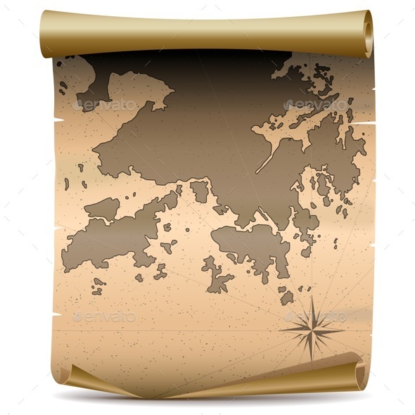 Hong Kong Vintage Map - Travel Conceptual