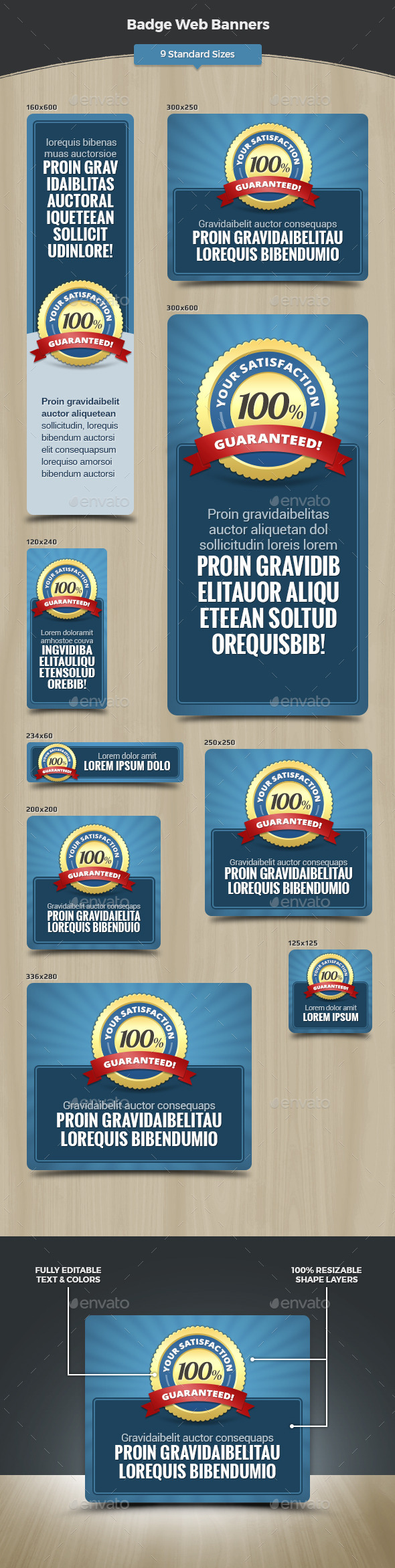 Badge Web Banners - Banners & Ads Web Elements