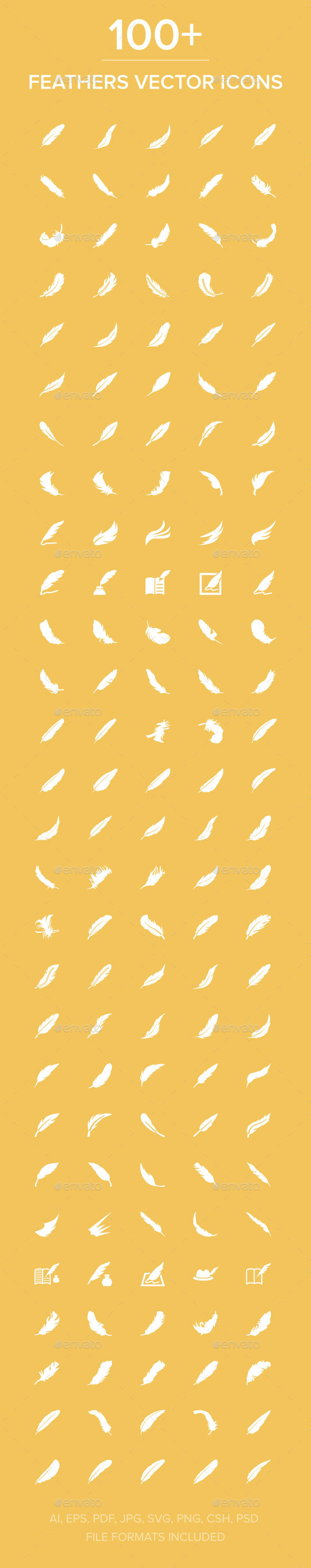 125+ Feathers Vector Icons - Icons