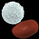 Red and White Blood Cells, High and Low Poly