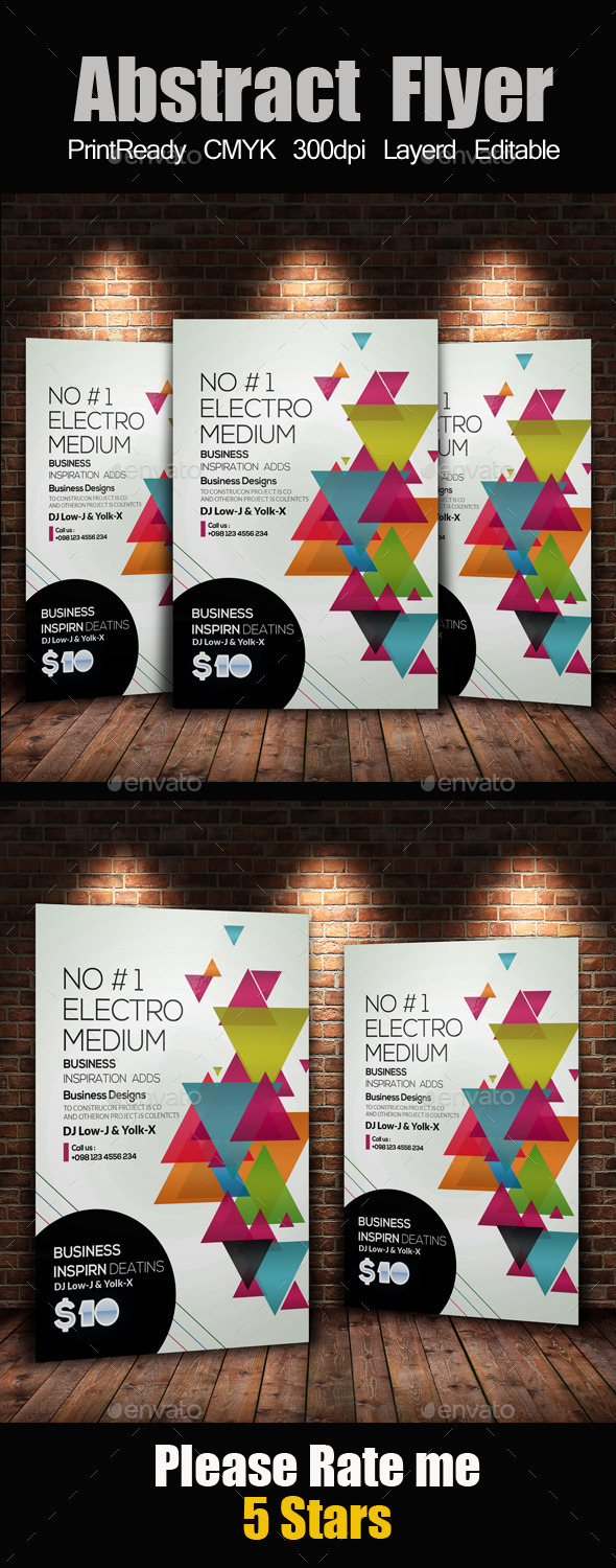 Creative Business Flyer Template - Clubs & Parties Events