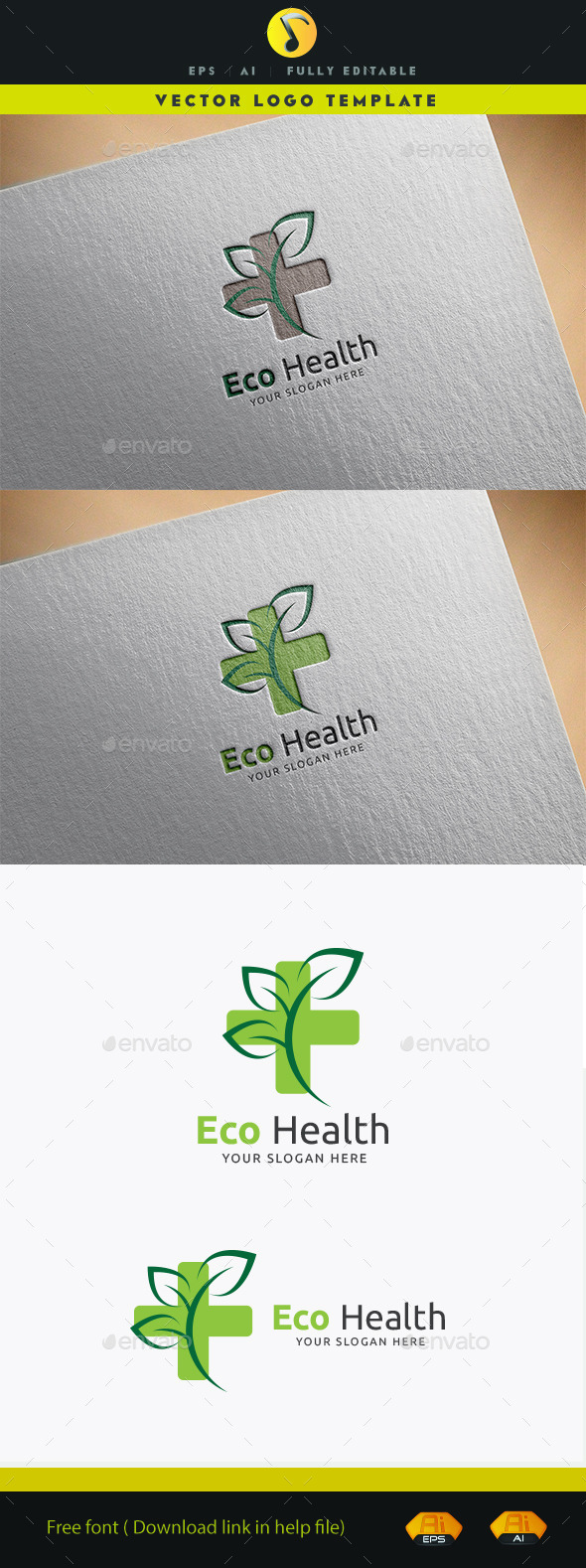 Eco Health - Nature Logo Templates