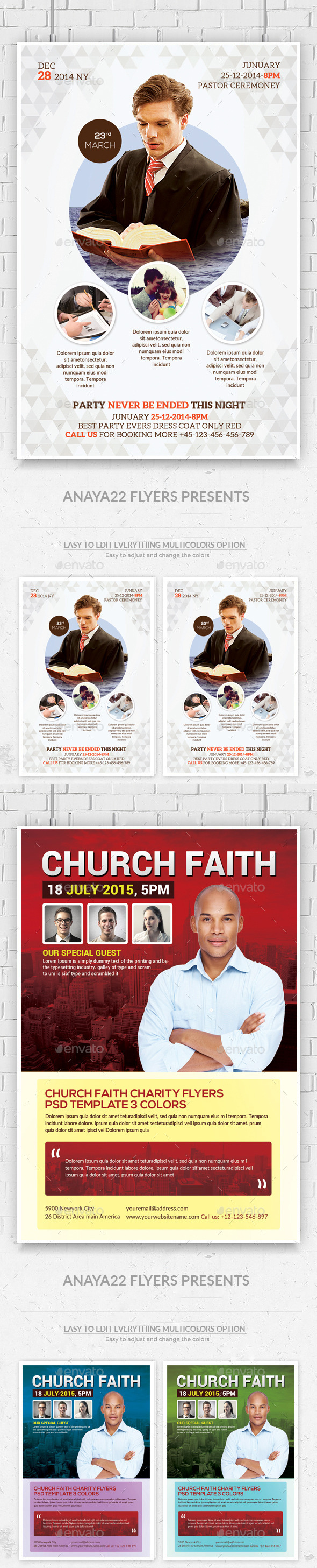 Church Flyers Bundle - Church Flyers