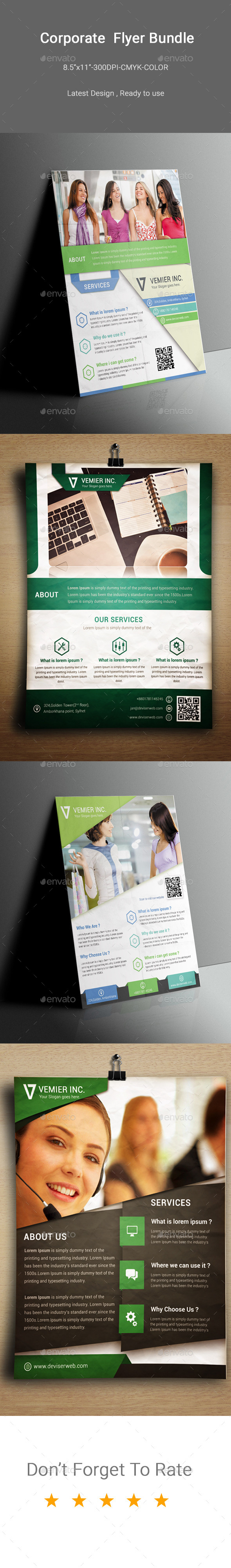 Corporate Business Flyer Bundle - Corporate Flyers