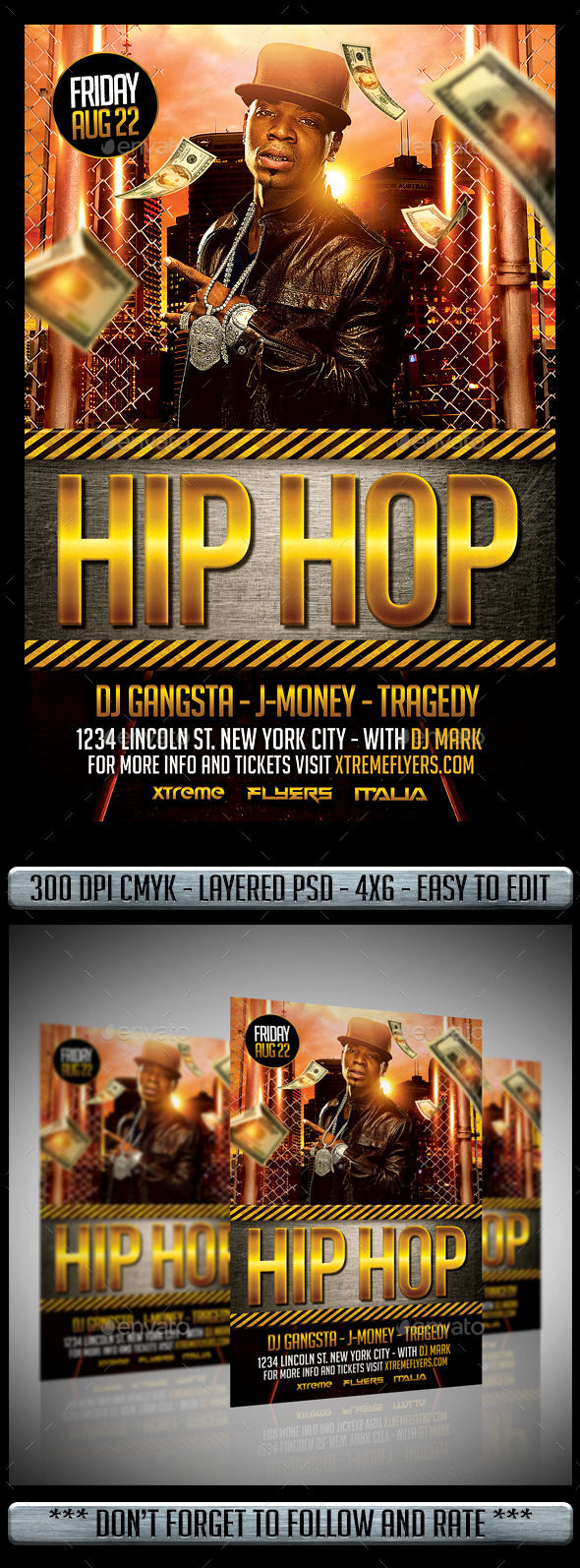 Hip Hop Flyer - Flyers Print Templates