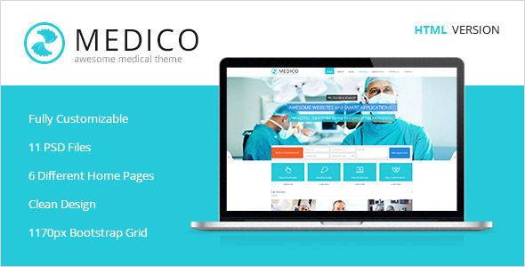 Medico -MedicalHealth HTML5 - ThemeForest 5590495