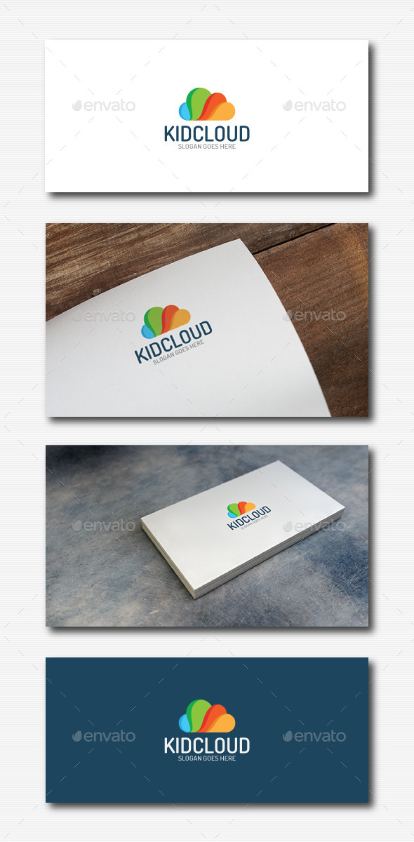 Colorfull Cloud Logo - Abstract Logo Templates