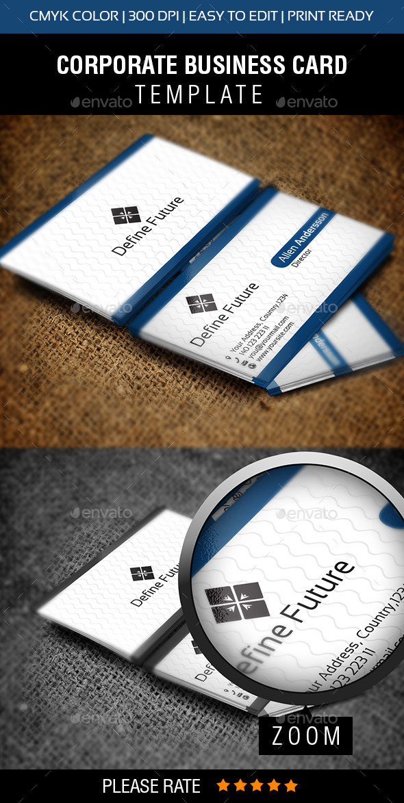 Define Future New - Corporate Business Cards