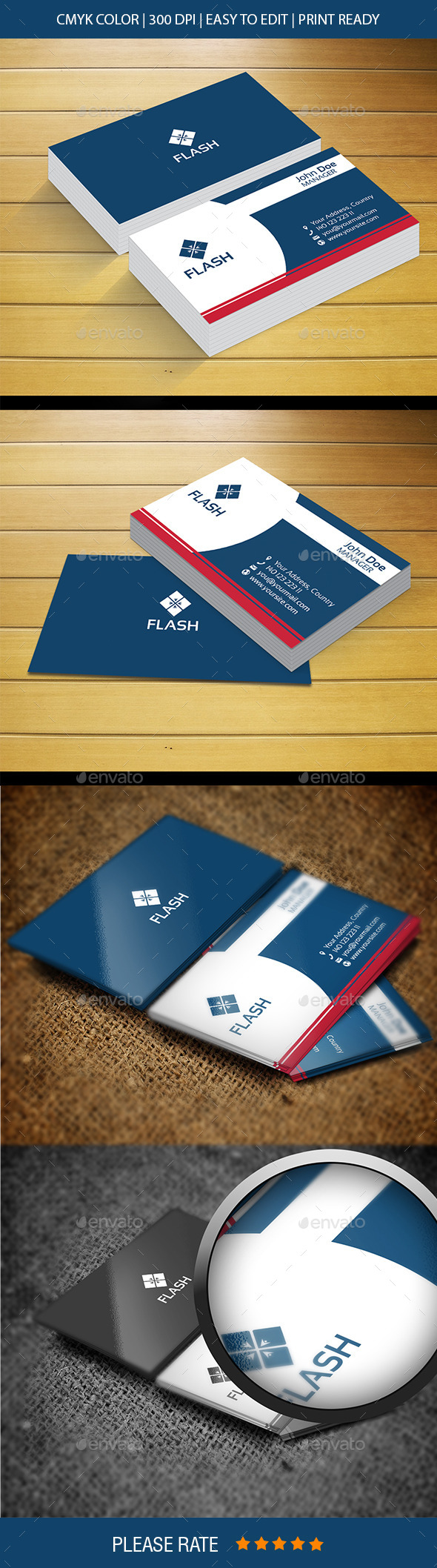 Flash New Business Card - Corporate Business Cards
