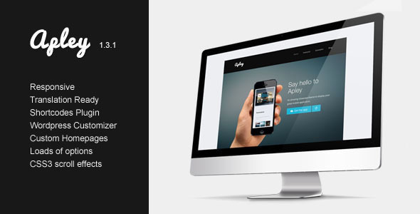 Apley - A Mobile Application Landing Page 