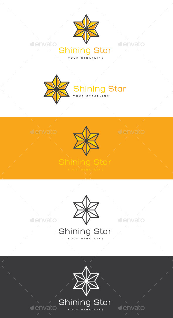 Shining Star Logo - Symbols Logo Templates