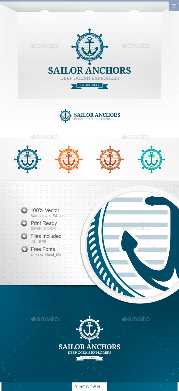 Sailor Anchor Logo - Symbols Logo Templates