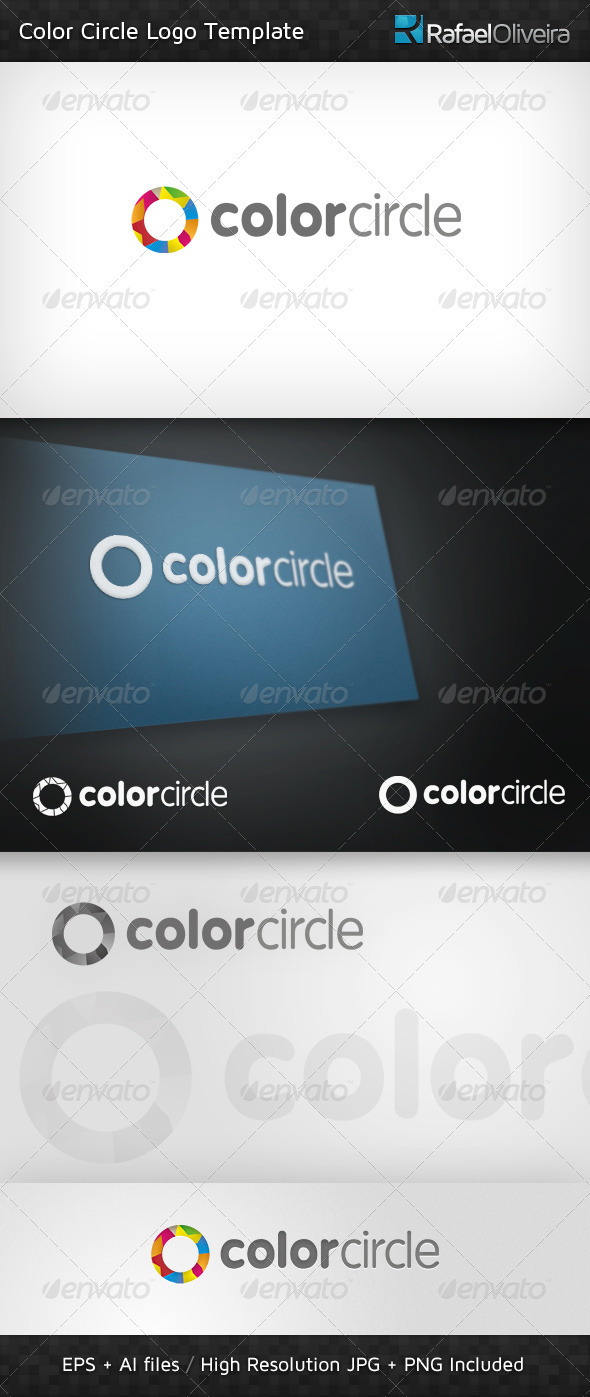 Color Circle Logo Template - Abstract Logo Templates