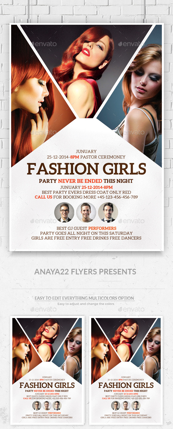 Ladies Night Out Flyer Template - Clubs & Parties Events