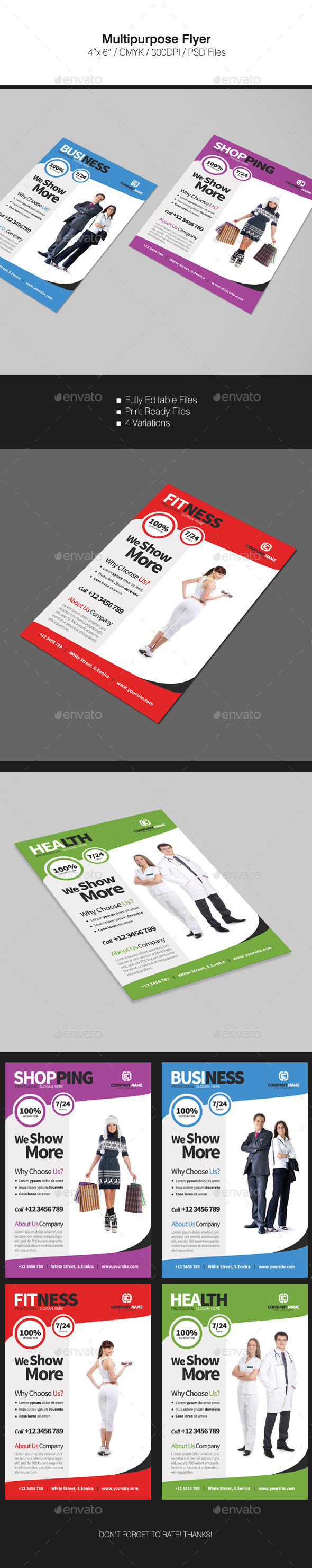 Multipurpose Flyer - Flyers Print Templates