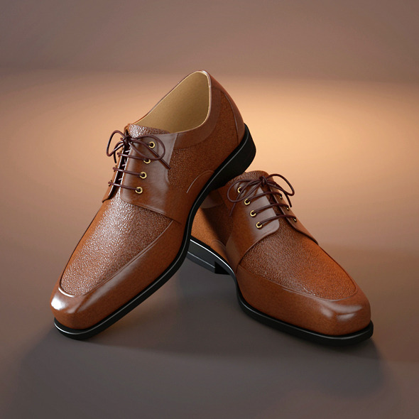 Classic mens shoes - 3Docean 11943356