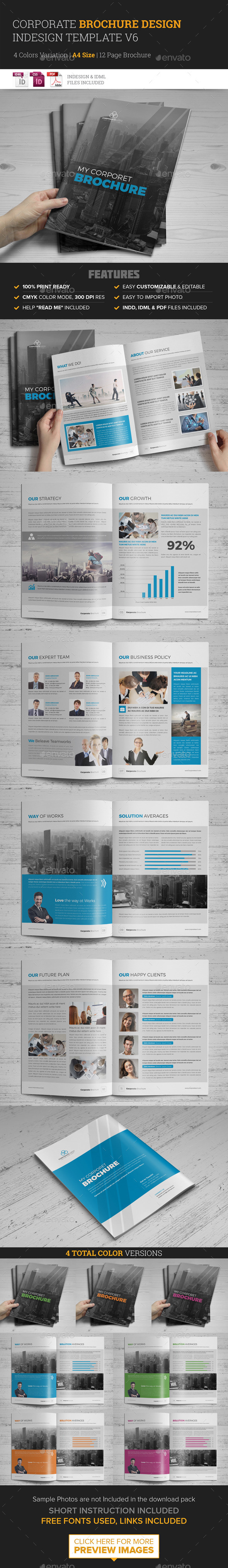 Corporate Multipurpose Brochure Template v6 - Corporate Brochures