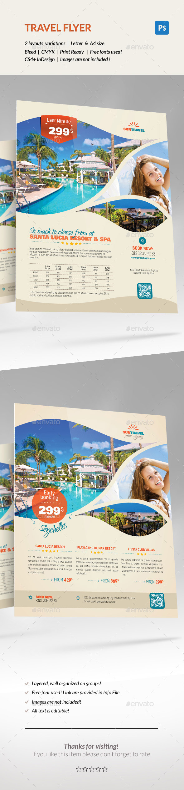 Travel Flyer - Holidays Events