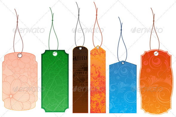 Vector labels - Backgrounds Decorative