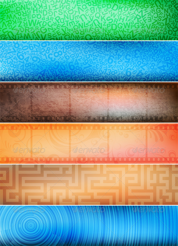 Vector banners