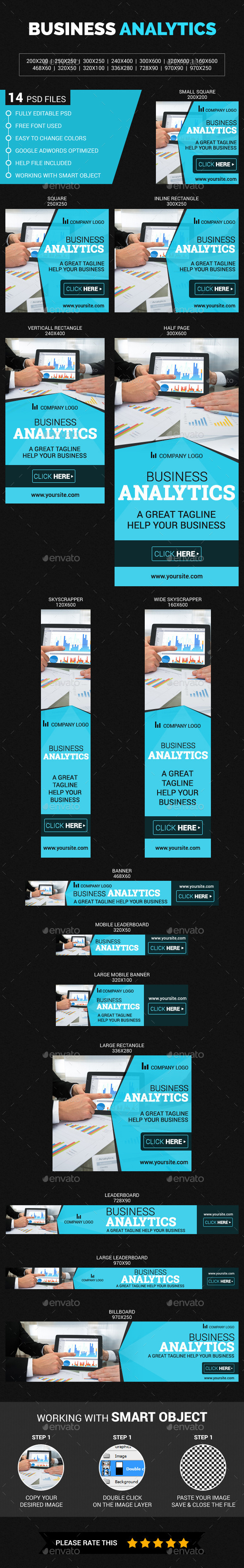 Business Analytics - Banners & Ads Web Elements