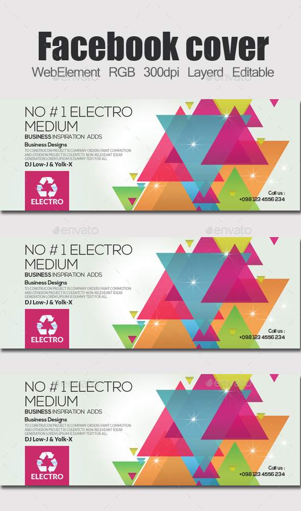 Electro & Futuristic Facebook Timeline - Facebook Timeline Covers Social Media