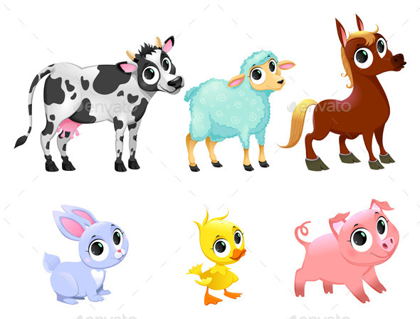 Farm Animals - Animals Characters