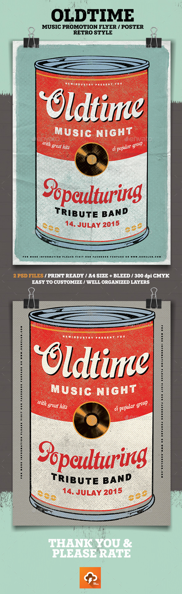 Oldtime Music Flyer/Poster - Events Flyers