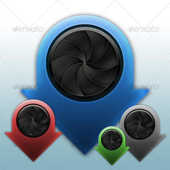 ShutterDown Icon - Media Icons
