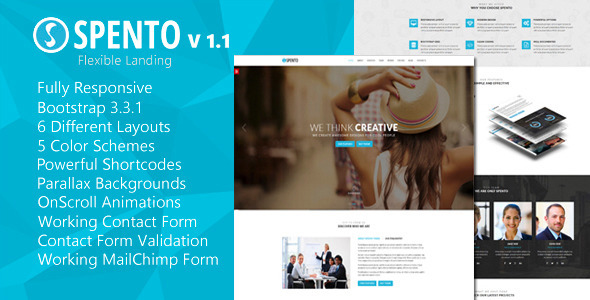 Spento - Flexible - ThemeForest 11026909