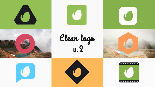 Clean Logo v2 - VideoHive 8322309