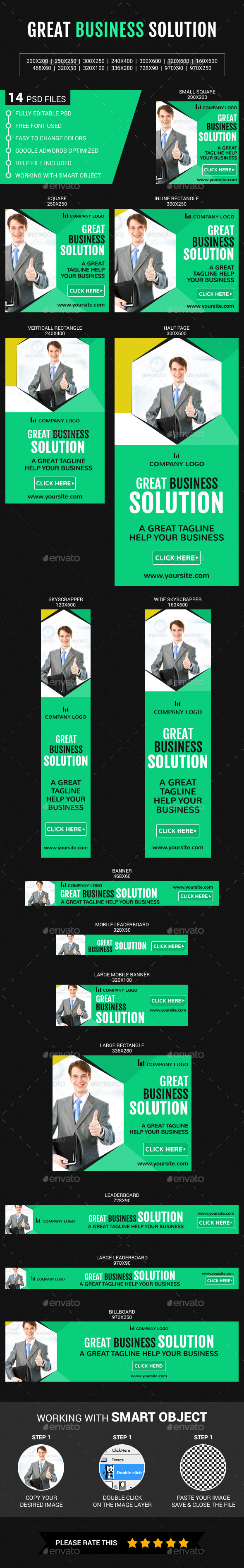 Great Business Solution - Banners & Ads Web Elements