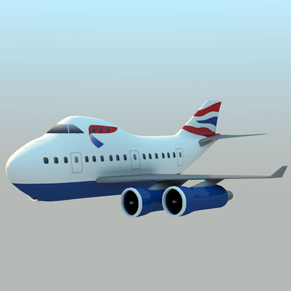 Boeing 747 - 3Docean 11957304