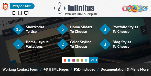 Infinitus : Responsive - ThemeForest 3755719