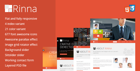 Rinna Flat and - ThemeForest 5012435