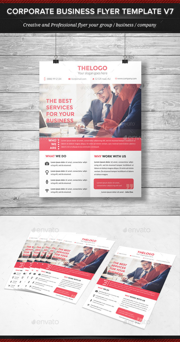 Corporate Business Flyer Template V7 - Corporate Flyers